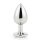 Gleaming Love - Silver Plug Large 4,3 cm