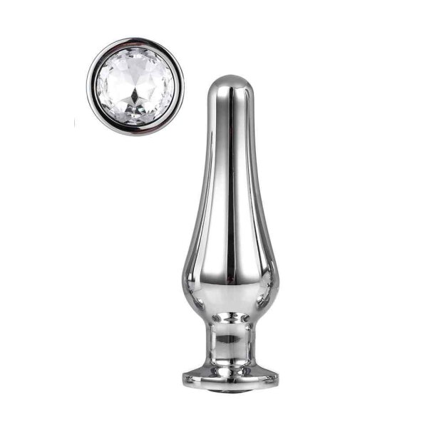 Gleaming Love - Silver Pleasure Plug M 3,4 cm