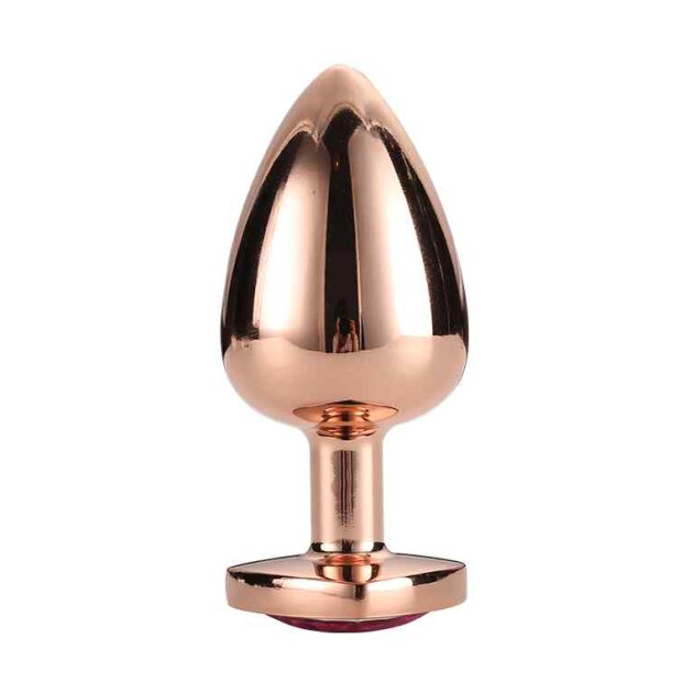 Gleaming Love Rose Gold Plug Large