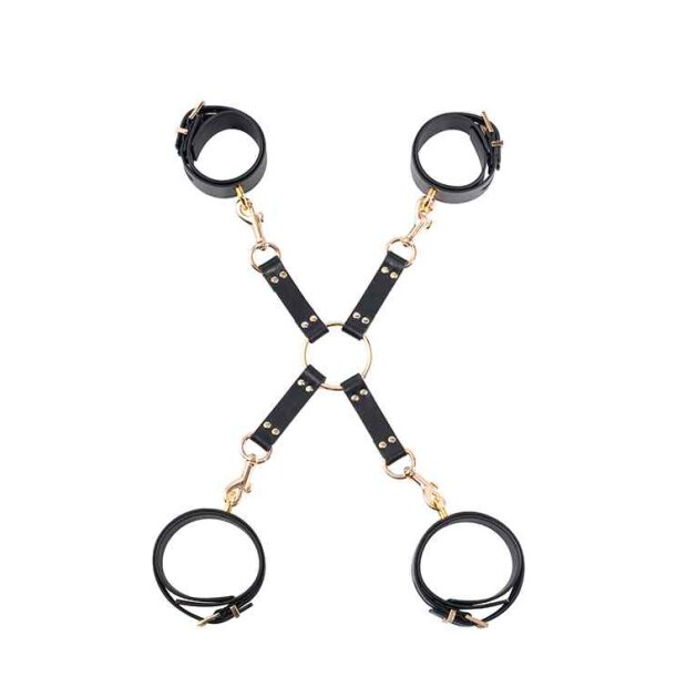 GP Premium Hog Tie Set, schwarz
