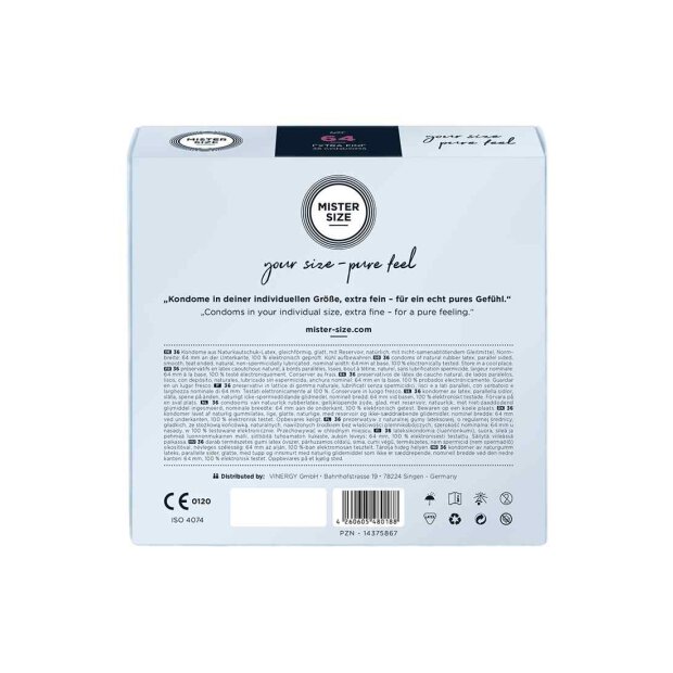 MISTER SIZE SIZE 64 mm Kondome (36-er Set)