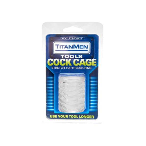 TitanMen Cock Cage Clear