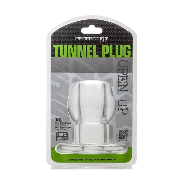 Tunnel Plug X Large Transparent 7,3 cm