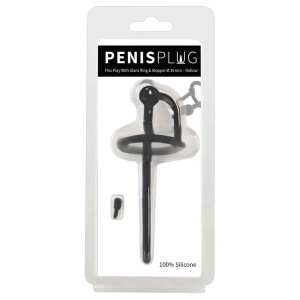 Penis Plug Piss Play mit Spermstopper und Eichelring