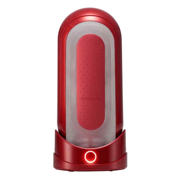 TENGA Flip 0 Red Warmer Package