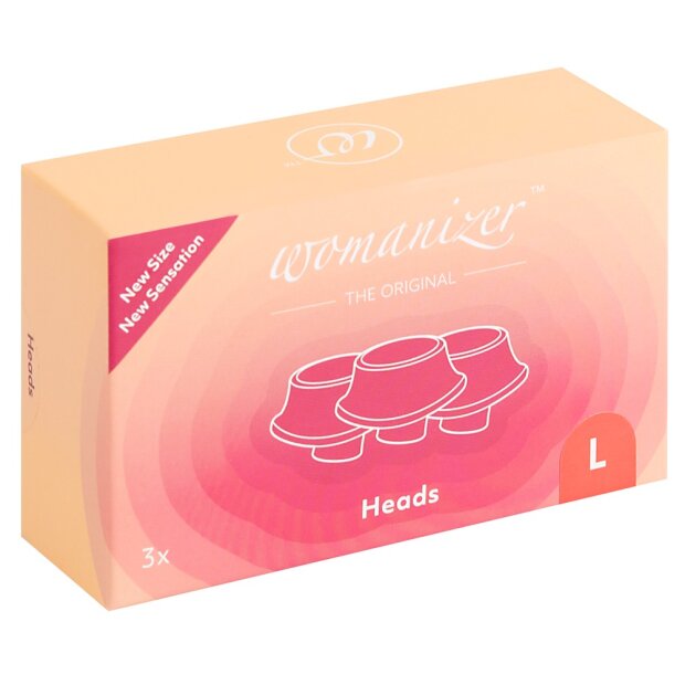 Womanizer 3x Ersatzkappen rosa L