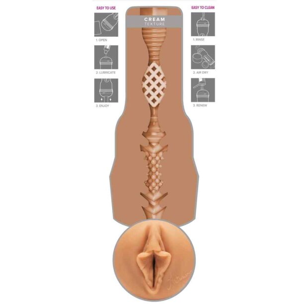 FLESHLIGHT Autumn Falls Cream Vagina Masturbator