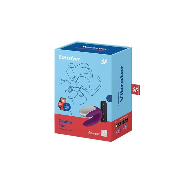 Satisfyer Double Fun violet mit Fernbedienung