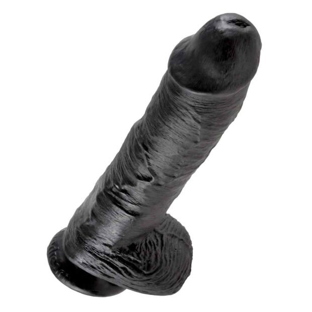 King Cock 10 inch Balls Black