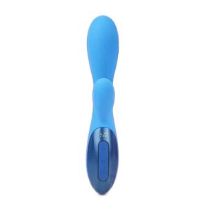 UltraZone Excite 6x Rabbit Style Silicone Vibe - Blue