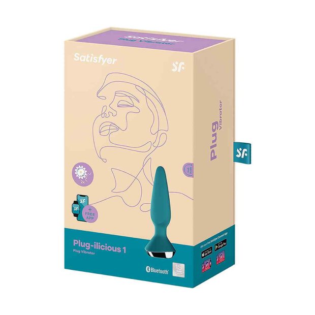 Plug-ilicious 1 Plug Vibrator - Petrol