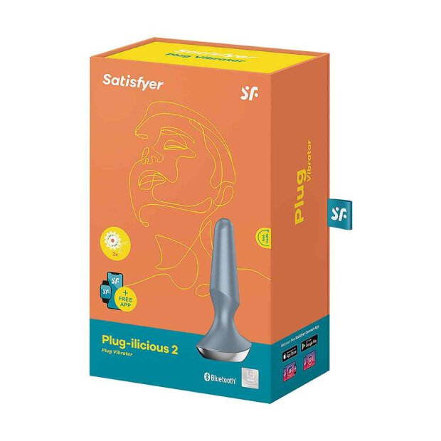 Plug-ilicious 2 Plug Vibrator - Ice Blue