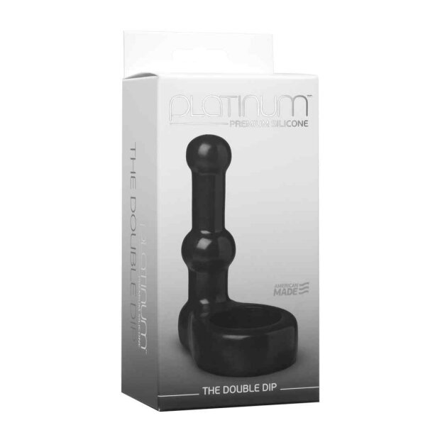 Platinum Premium Silicone - The Double Dip - Black