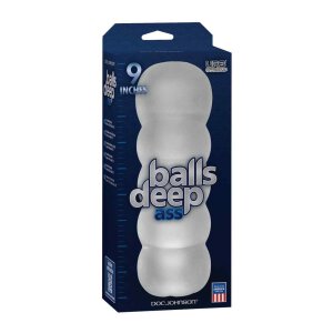 Balls Deep - ULTRASKYN 9 Inch Stroker - Ass - White