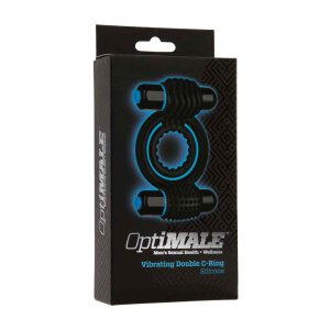 Vibrating Double C-Ring - Black