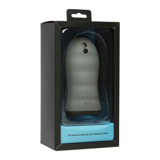 OptiMALE - Silicone Warming Stroker - Vibrating