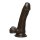 The D - Slim D - 6 Inch With Balls Firmskyn - Chocolate