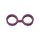 Japanese Bondage - Silicone Cuffs - Large - Purple