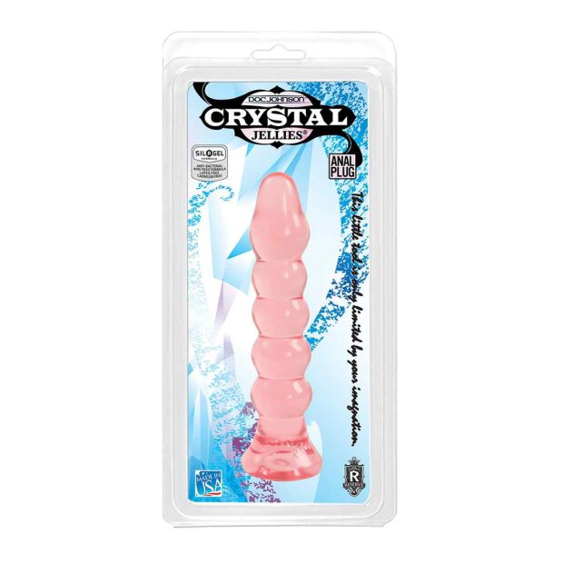 Crystal Jellies - Anal Plug Pink