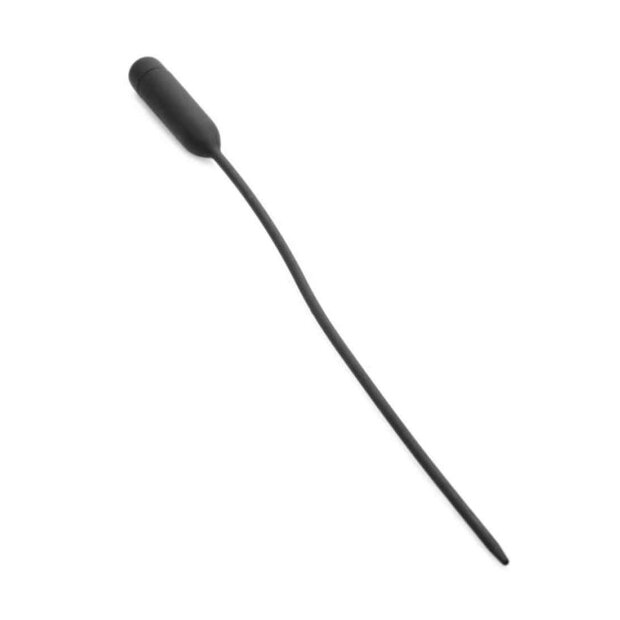 Cadence Extreme 12.5" Vibrating Silicone Urethral Sound - Black