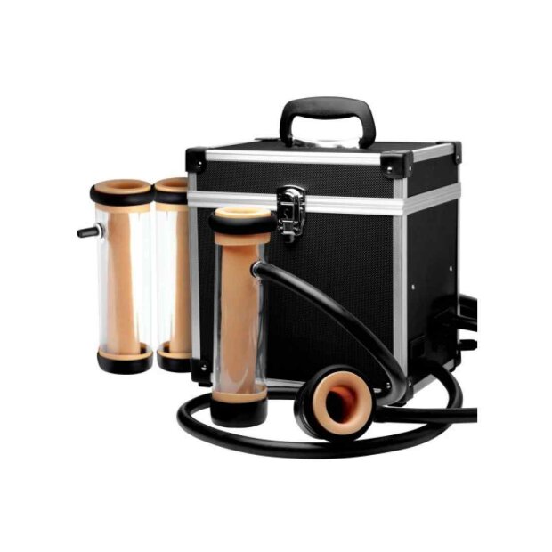 The Super Milker Automatic Deluxe Stroker Machine - Black