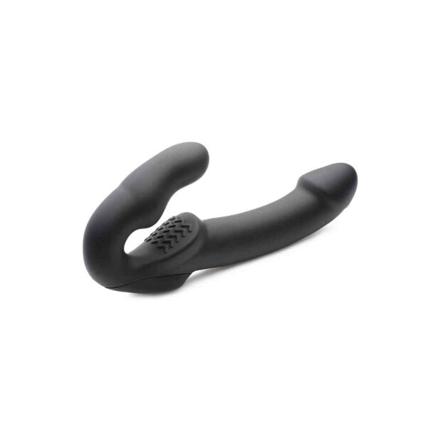 SU Evoke Super Charged - Vibrating Strapless Dildo - Black