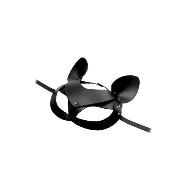 Master Series MS Bad Kitten Leather Cat Mask