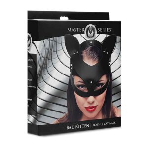 Master Series MS Bad Kitten Leather Cat Mask