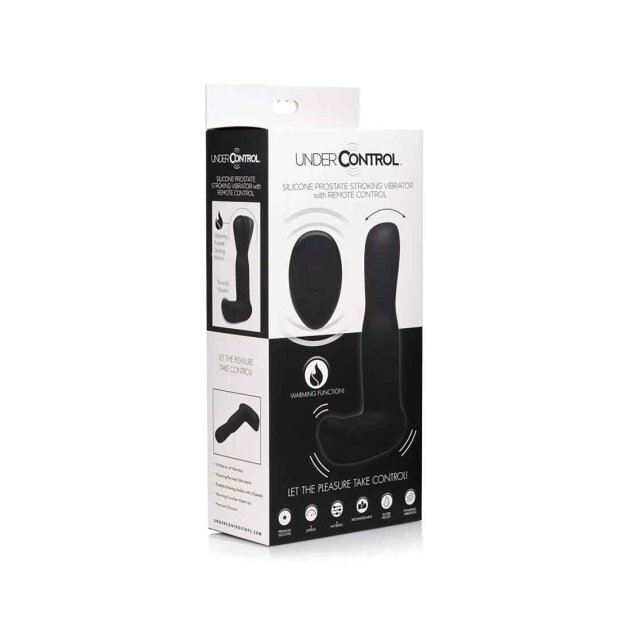 Silicone Prostate Stroking Vibrator with Remote Control