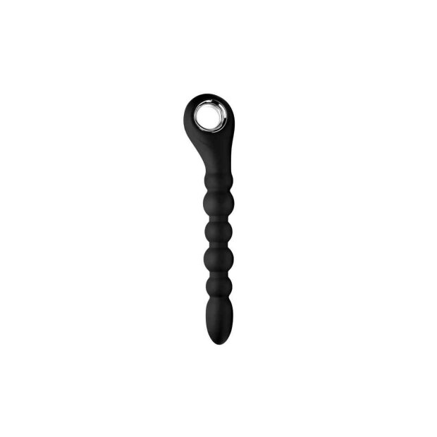 Master Series Dark Scepter 10x Vibrating Silicone Anal Beads