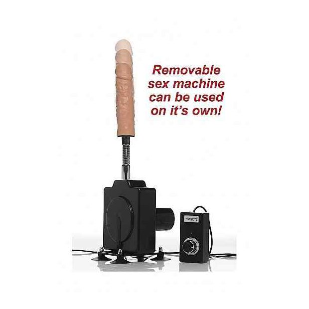 4-in-1 Bangin Bench w/ Sex Machine - Black