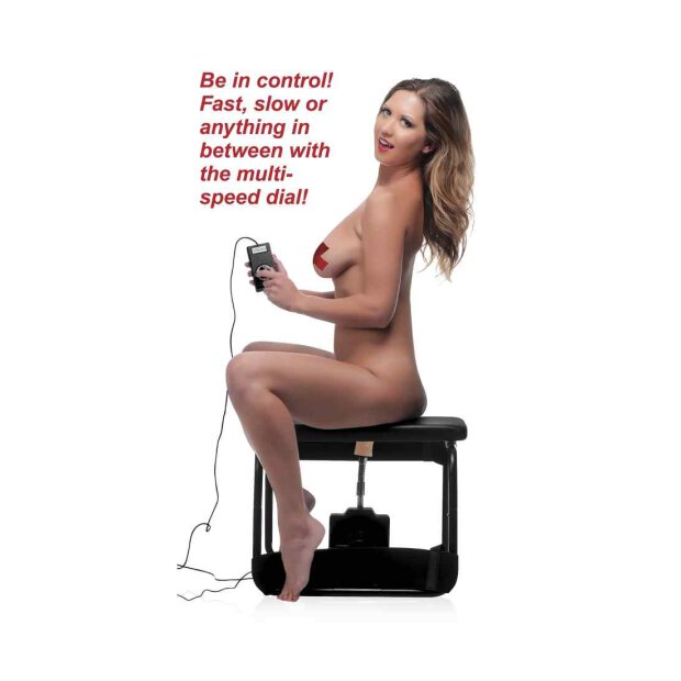 4-in-1 Bangin Bench w/ Sex Machine - Black