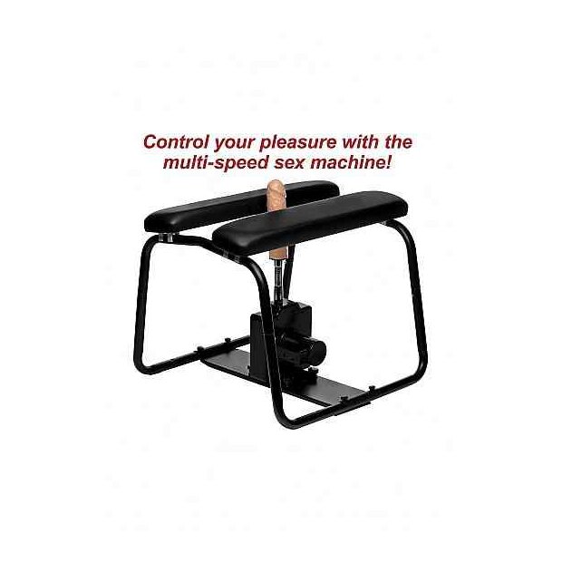 4-in-1 Bangin Bench w/ Sex Machine - Black