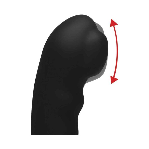 7X P-MILKER Silicone Pspot Stimulator - Black