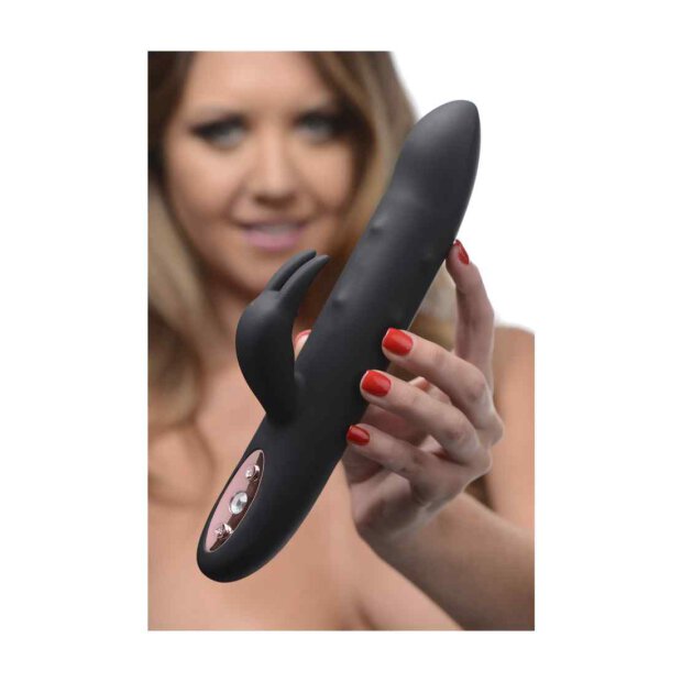 Royal Rabbits 10X Dancing Bead Rabbit Vibrator - Black
