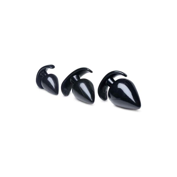 Triple Spades 3 Piece Anal Plug Set