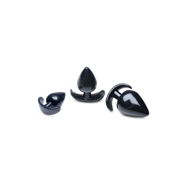 Triple Spades 3 Piece Anal Plug Set