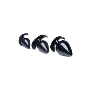 Triple Spades 3 Piece Anal Plug Set