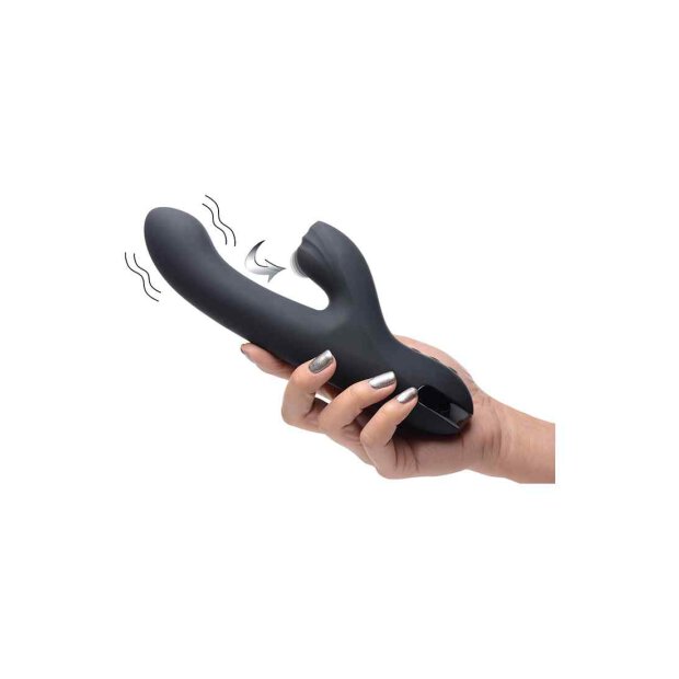 13X Silicone Pulsing & Vibrating Rabbit
