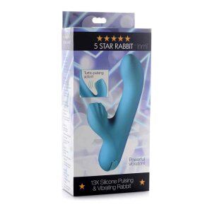 13X Silicone Pulsing & Vibrating Rabbit