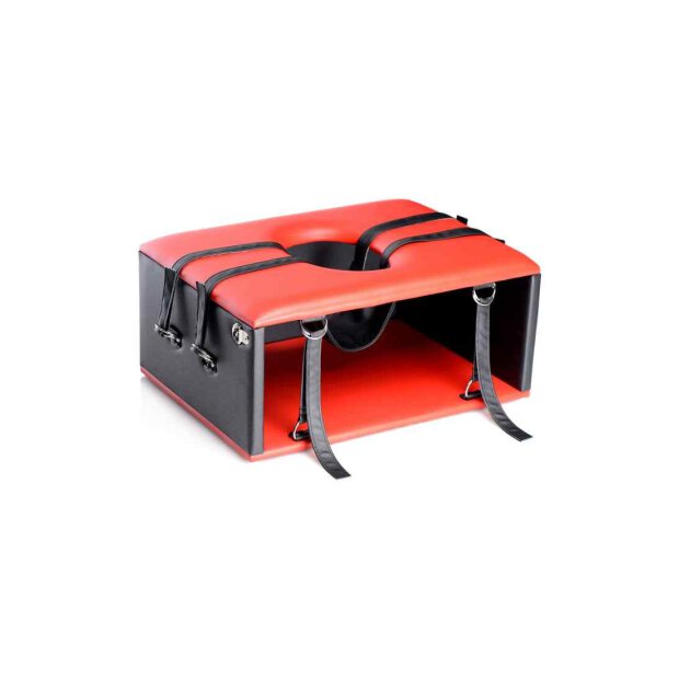 Queening Chair - Black and Red
