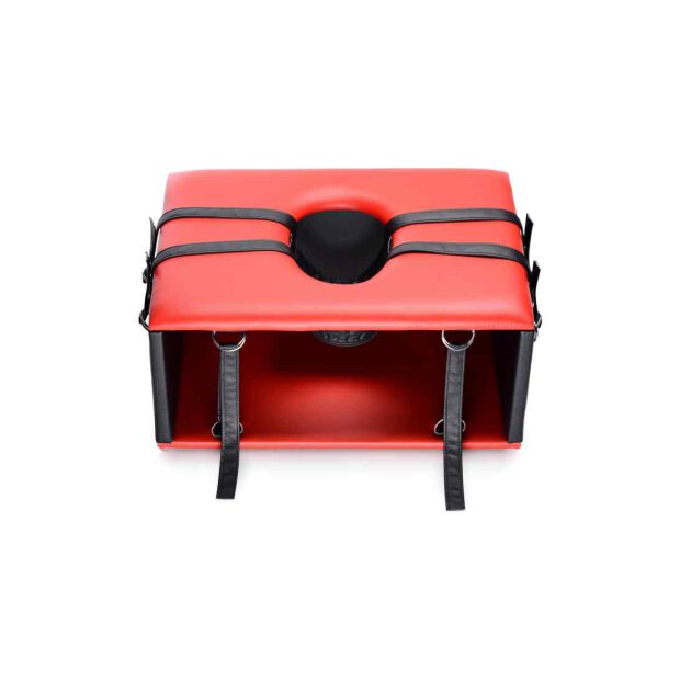 Queening Chair - Black and Red