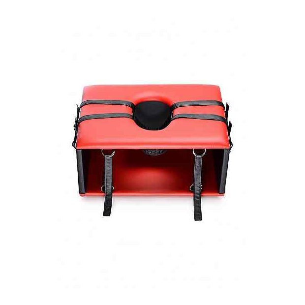 Queening Chair - Black and Red