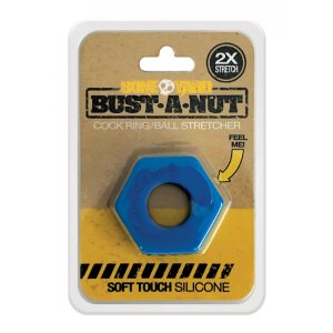 Bust a Nut Cock Ring - Blue