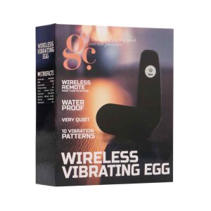 Wireless vibrating egg Black