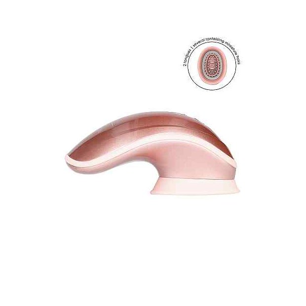 Hands  free Suction & Vibration Toy Rose Gold