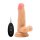 Vibrating Realistic Cock - 6" - With Scrotum - Skin
