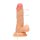 Vibrating Realistic Cock - 6" - With Scrotum - Skin