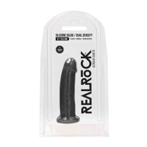 Silicone Dildo Without Balls - Black - 15,5 cm