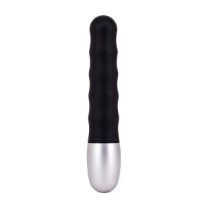 Discretion Ribbed Mini Vibrator - Black